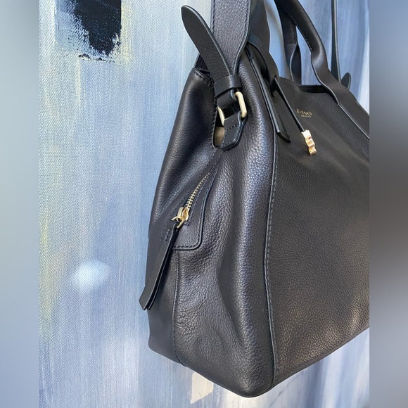 NWOT RADLEY LONDON Baylis Road Medium Multiway Bag Black with Dog Charm - Picture 3 of 13